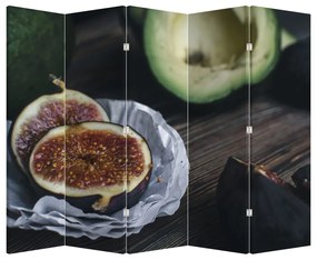 Parawan - Figi i awokado (210x170 cm)