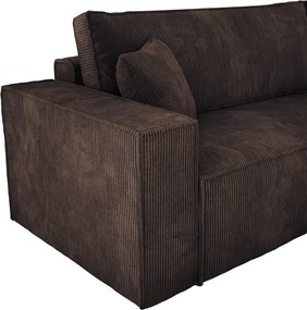 Narożnik POSO XL Prawostronny zestaw z poduszkami wolnostojący tkanina POSO 06 WERSAL