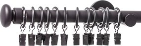 Karnisz pojedynczy Modern black matt 240cm
