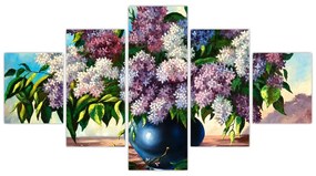 Obraz - Bukiet bzu (125x70 cm)