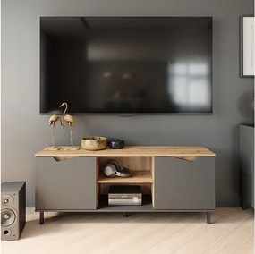 Lowboard antracyt/artisan 150x38x60 marelle