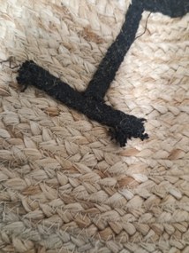 PROMOCJA Dziecięcy dywanik jutowy BEAR HEAD 100 cm II. jakość