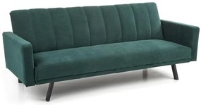 Ciemnozielona rozkładana sofa TROMSO