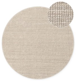 Kremowy okrągły dywan z juty ø 200 cm Bouclé Jaipur – Hanse Home