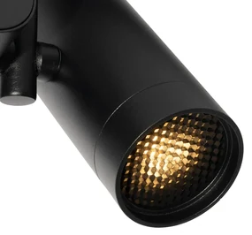 Nowoczesny system oświetleniowy szynowy z 3 reflektorami czarnymi 1-fazowymi - Iconic Scopio Nowoczesny Oswietlenie wewnetrzne