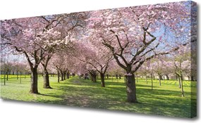 Obraz na płótnie Aleja prowadząca przez Las