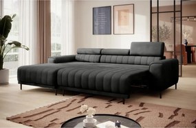 Narożnik CALDO S/MINI Lewostronny z funkcją spania wolnostojący w tkaninie RUN AGAIN 92 WERSAL