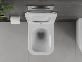 Mexen Madox miska wc Rimless z deską wolnoopadającą slim, duroplast, biała połysk - 30154000