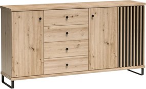 Komoda ALMERIA 182,7 cm do Salonu Sypialni Dąb artisan