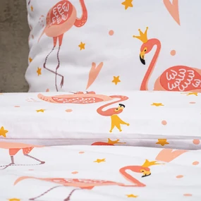 4Home Dziecięca pościel Bawełniana Flamingo, 140 x 200 cm, 70 x 90 cm, 140 x 200 cm, 70 x 90 cm