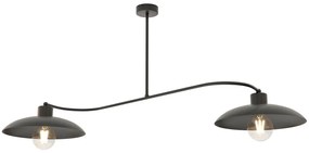 Czarna metalowa lampa sufitowa - D136-Cerana
