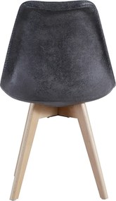 Zestaw 4 Krzese Synk Vintage