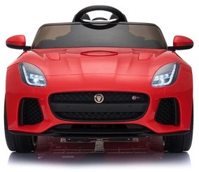 Auto na akumulator jaguar f-type czerwony lakier