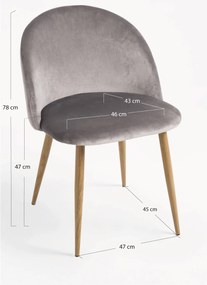 Silla Vint Terciopelo