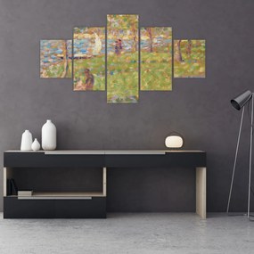 Obraz - Georges Seurat, Study for "La Grande Jatte", reprodukcje (125x70 cm)