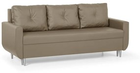 Kanapa sofa 3 os z funkcją spania RED Beżowy