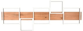 Czarno-naturalna lampa sufitowa LED ze ściemniaczem 44x115 cm Harper – Trio