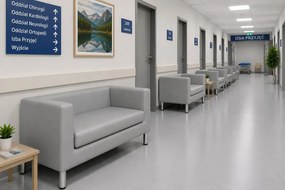 Sofa Monaco : Kolor nogi - Chrom, Kolor tkaniny - EKO-SKÓRA - 22D, Typ tkaniny - Eko-skóra , Wysokość nogi - 15 cm