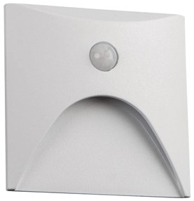 Kanlux 39141 - oprawa schodowa LED z czujnikiem EXIN 2,5 W/230 V 4000 K IP65 biała, kwadratowa