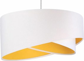 Lampa wisząca GEMSTONE WHITE biała/żółta