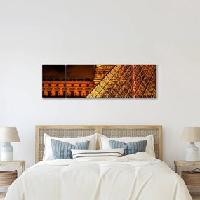 Obraz Luwru w Paryżu (170x50 cm)