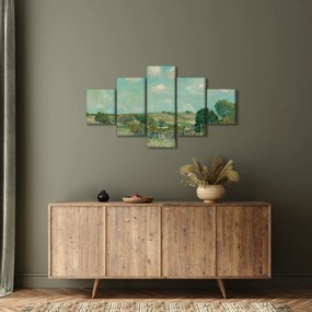 Obraz - Alfred Sisley,  Meadow, reprodukcje (125x70 cm)