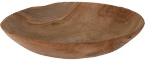 Misa ozdobna z drewna tekowego, Ø 40 cm