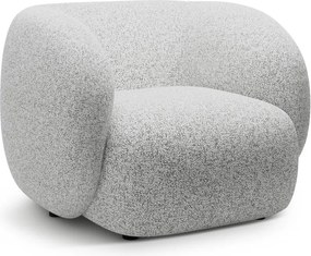 Jasnoszary fotel Kate – Micadoni