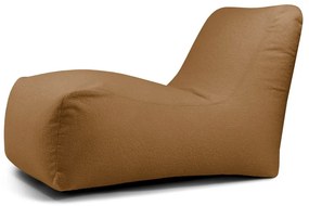 Brązowy worek do siedzenia z materiału bouclé Lounge – SLOWDOWN