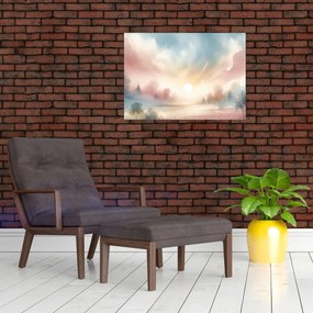 Obraz na szkle - Elegancki krajobraz (70x50 cm)