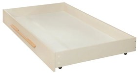 Beżowe łóżko dziecięce ze schowkiem bez stelaża 90x200 cm Kids – Roba