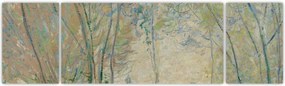 Obraz - Claude Monet, Woman Seated under the Willows, reprodukcje (170x50 cm)