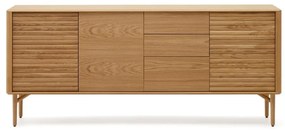 Niska komoda w dekorze dębu 200x86 cm Lenon – Kave Home