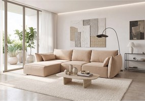 Narożnik lewy Cookie 308x171 cm Manila 21 beż