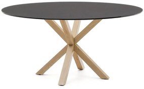 Okrągły stół ze szklanym blatem ø 150 cm Argo – Kave Home