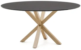 Okrągły stół ze szklanym blatem ø 150 cm Argo – Kave Home