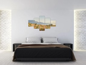 Obraz - Alexandre Calame, Swiss Landscape, reprodukcje (125x70 cm)