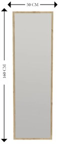 Lustro Tessa Natural 50 x 160 cm