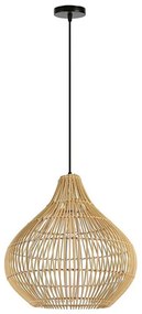 Immax 08257L - Żyrandol na lince PELO 1xE27/40W/230V śr. 40 cm rattan