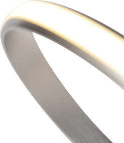 Designerska lampa wisząca stalowa ściemnialna w komplecie z LED - Viola Due