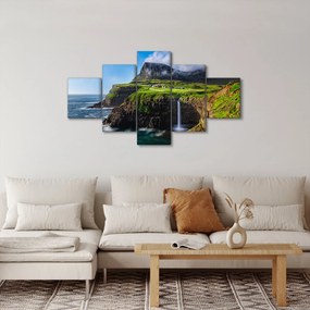 Obraz - Wodospad Múlafossur (125x70 cm)