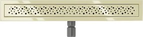 Mexen Flat M12 odpływ liniowy 50 cm, złoty - 1521050-15