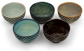 Porcelanowe filiżanki zestaw 5 szt. 200 ml Sara – Bredemeijer