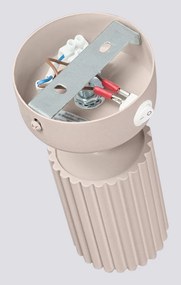 Szarobrązowa metalowa lampa punktowa 8x16 cm Gleam – Sollux