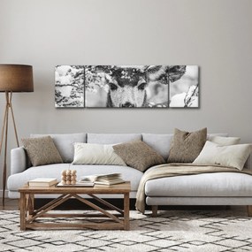 Obraz - Jeleń zimą (170x50 cm)
