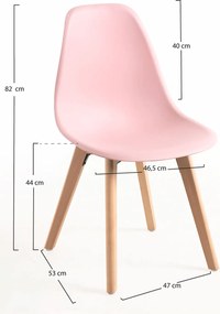 Zestaw 4 Krzese Kelen