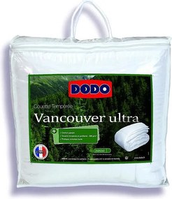 Kołdra 240 x 260 cm DODO Tempérée 100% Włókno Poliestrowe Dla 2 Osób Biały Vancouver Ultra