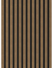 Mexen Lam-F lamele ścienne akustyczne 275 x 30 cm, filc 8 mm, fornir techniczny, Orzech Natural - S105-275307-3015-016