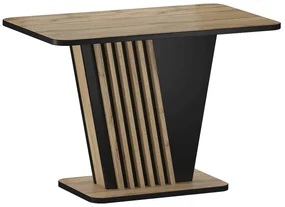 Stół rozkładany NEVIO 125(170)x75 dąb artisan/czarny SIGNAL