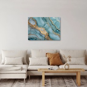 Obraz - Turkusowy marmur (70x50 cm)